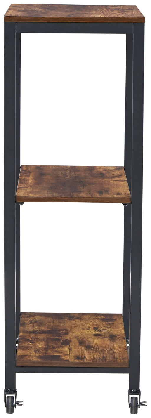 Bevinfield - Brown / Black - Bar Cart Unique Piece Furniture