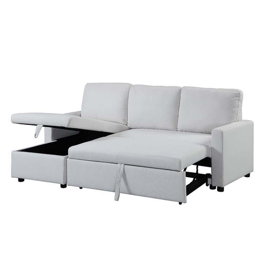 Hiltons - Sectional Sofa - Beige Fabric Unique Piece Furniture