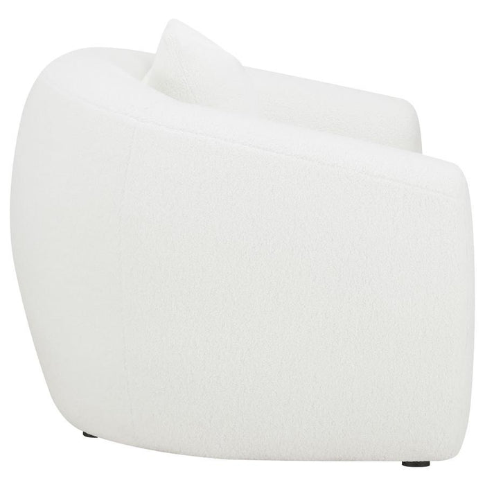 Isabella - Upholstered Tight Back Chair - White Unique Piece Furniture