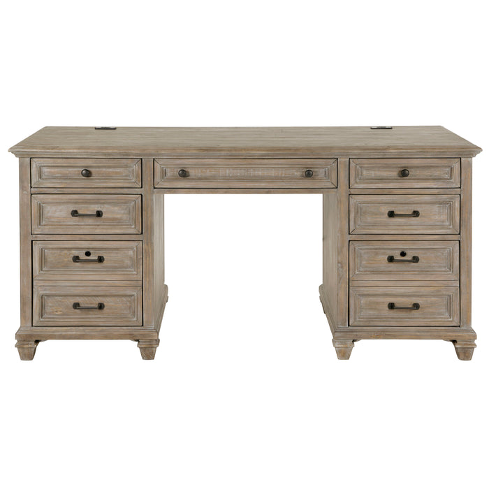Lancaster - Executive Desk - Dove Tail Grey Unique Piece Furniture