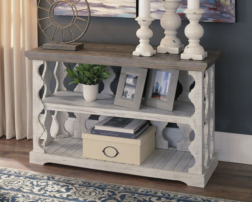 Havalance - Gray / White - Console Sofa Table Unique Piece Furniture