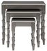 Larkendale - Metallic Gray - Accent Table Set (Set of 3) Unique Piece Furniture