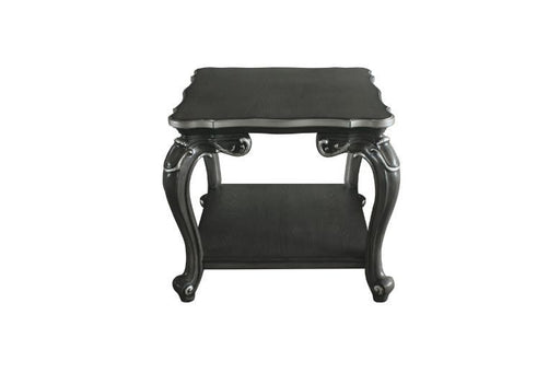 House - Delphine - End Table - Charcoal Finish Unique Piece Furniture