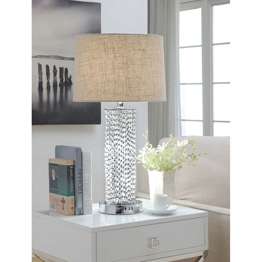 Britt - Table Lamp - Chrome Unique Piece Furniture