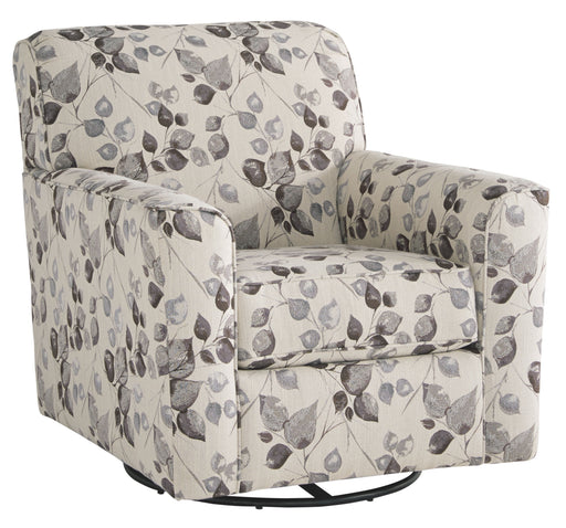Abney - Platinum - Swivel Accent Chair Unique Piece Furniture