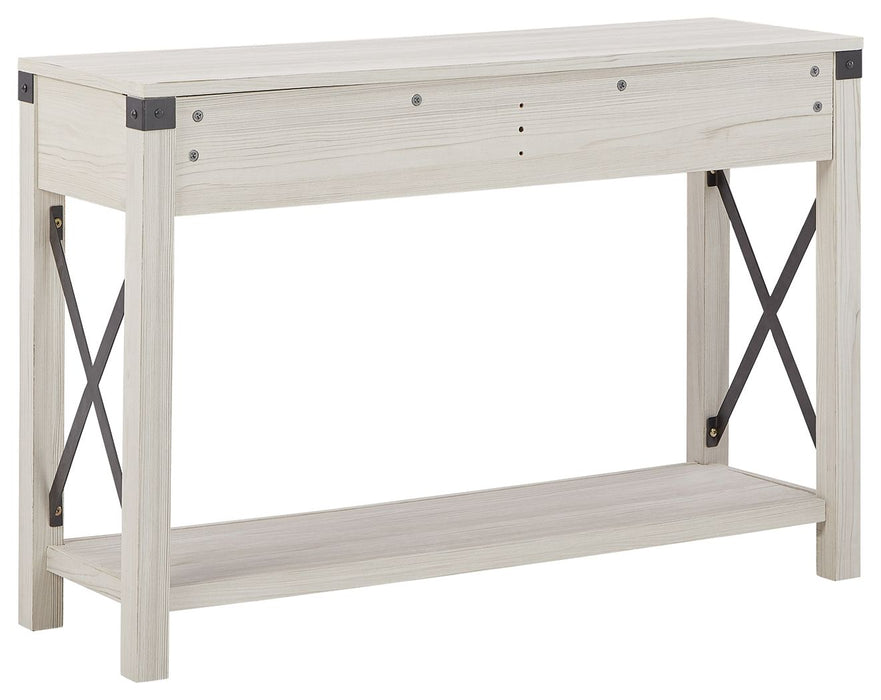 Bayflynn - Whitewash - Console Sofa Table With 2 Drawers Unique Piece Furniture