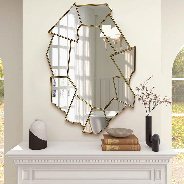 Timeless Wall Mirror With Bronze Frame