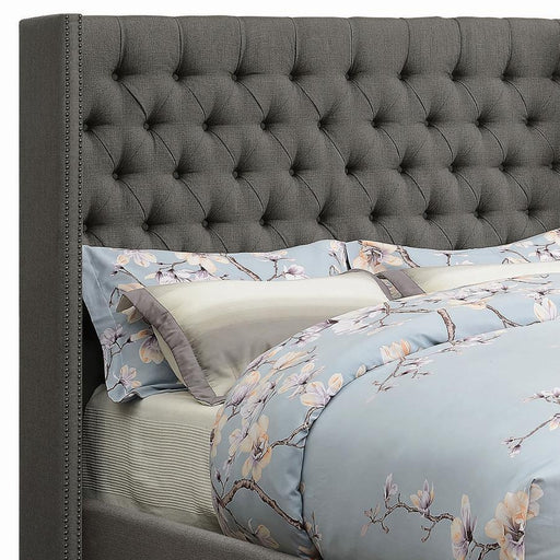Bancroft - Demi-wing Upholstered Bed Unique Piece Furniture