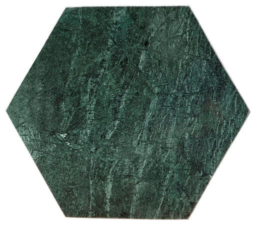 Engelton - Green / Gold - Accent Table Unique Piece Furniture