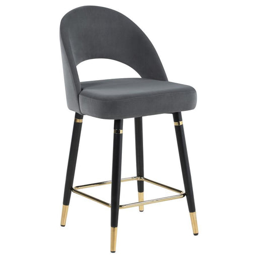 Lindsey - Arched Back Upholstered Counter Height Stools (Set of 2) Unique Piece Furniture