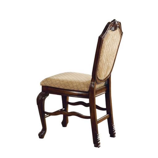 Chateau De Ville - Counter Height Chair (Set of 2) - Fabric & Espresso Unique Piece Furniture