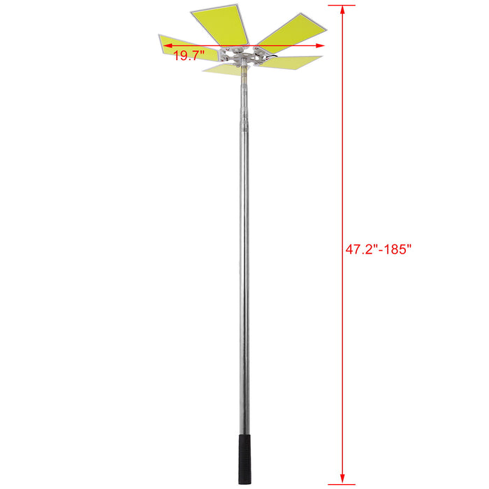 15000Lm LED Telescopic Camping Lights Portable Outdoor Camping Light Telescoping Pole