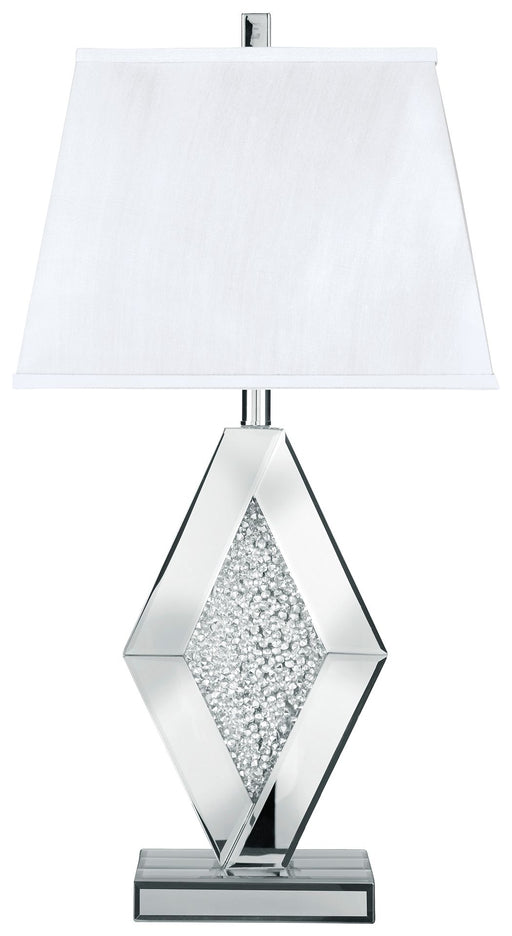 Prunella - Silver Finish - Mirror Table Lamp Unique Piece Furniture