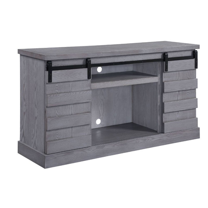 Amrita - TV Stand - Gray Oak Unique Piece Furniture