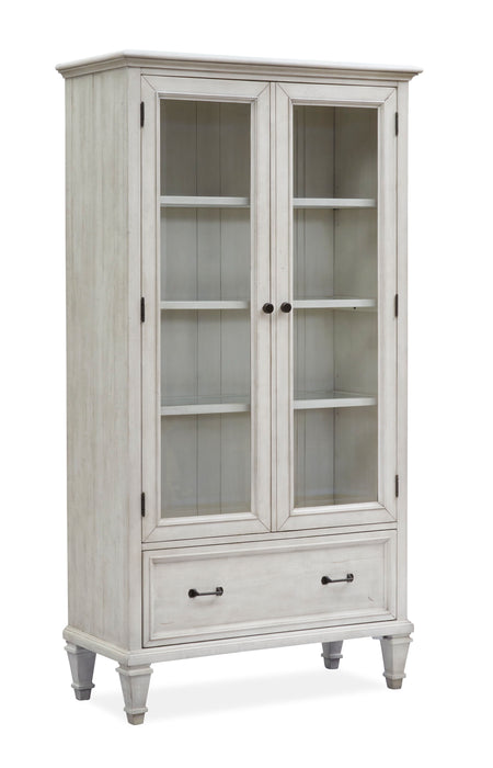 Newport - Door Bookcase - Alabaster