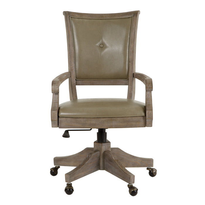 Lancaster - Fully Upholstered Swivel Chair - Dove Tail Grey Unique Piece Furniture