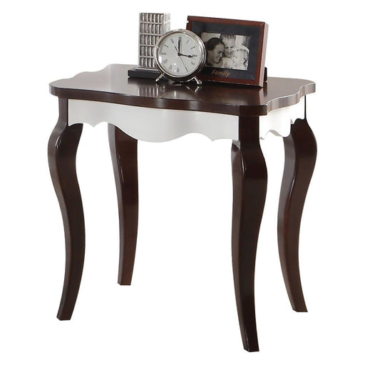 Mathias - End Table - Walnut & White Unique Piece Furniture