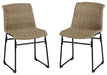Amaris - Brown / Black - Chair (Set of 2) Unique Piece Furniture