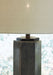 Dirkton - Antique Pewter Finish - Metal Table Lamp Unique Piece Furniture