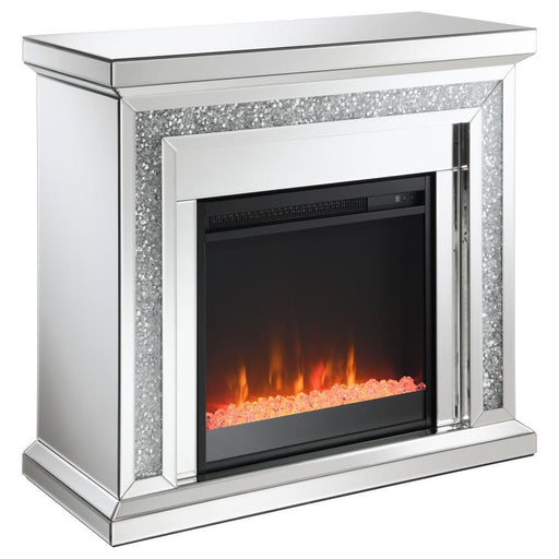 Lorelai - Rectangular Freestanding Fireplace Mirror Unique Piece Furniture