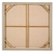 Weatheridge - Grey / Gold - Wall Art Unique Piece Furniture