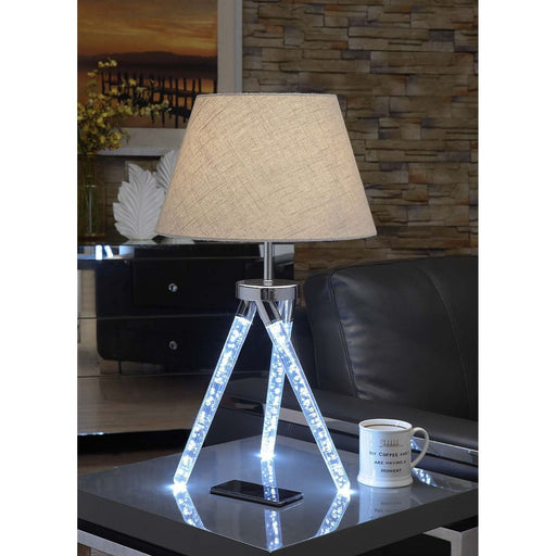 Cici - Table Lamp - Chrome - 30" Unique Piece Furniture