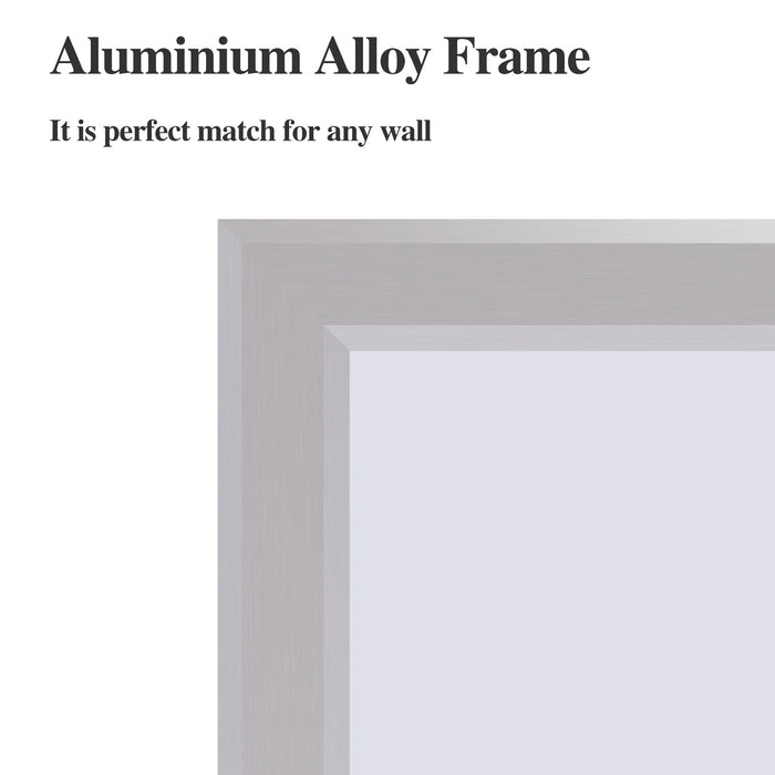 48 X 32" Oversized Modern Rectangle Bathroom Mirror With White Frame Decorative Large Wall Mirrors For Bathroom Living Room Bedroom Vertical Or Horizontal Wall Mounted Mirror With Aluminum Frame