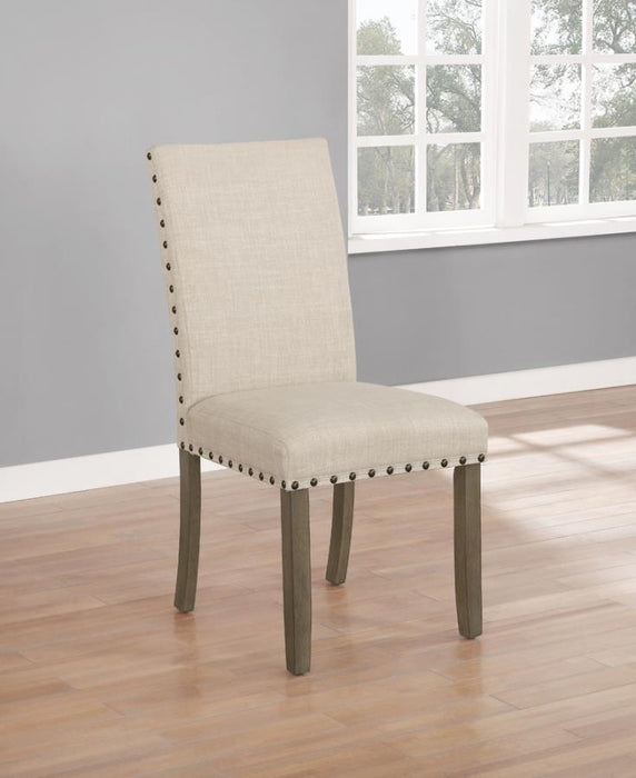 Ralland - Upholstered Side Chairs (Set of 2) - Beige And Rustic Brown Unique Piece Furniture