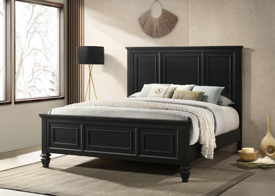 Sandy Beach - Panel Bed with High Headboard Unique Piece Furniture
