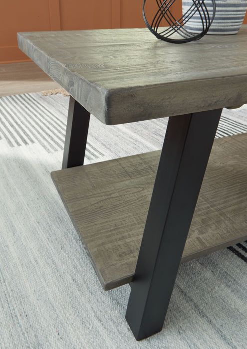 Brennegan - Gray / Black - Rectangular Cocktail Table Unique Piece Furniture