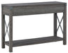 Freedan - Grayish Brown - Console Sofa Table Unique Piece Furniture
