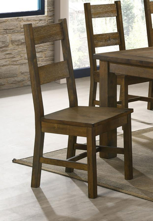 Coleman - Dining Side Chairs (Set of 2) - Rustic Golden Brown Unique Piece Furniture