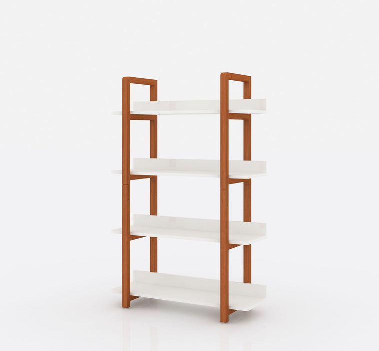 Multifuction Bookcase With Solid Wood Frame, Mix Color Plant Standing For Home Decro