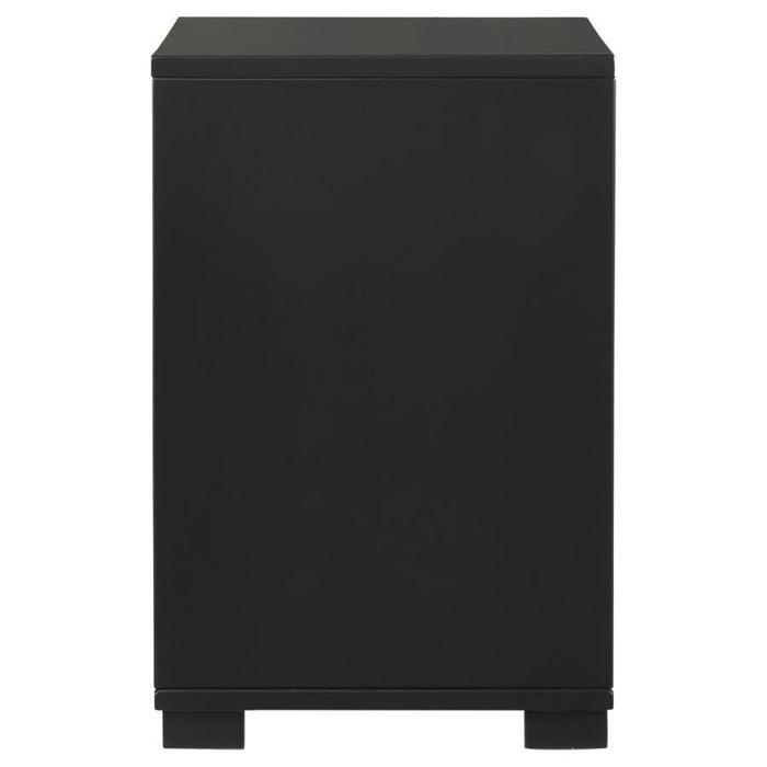 Blacktoft - 2-Drawer Nightstand - Black Unique Piece Furniture