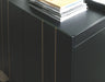 Brentburn - Black / Gold Finish - Accent Cabinet Unique Piece Furniture