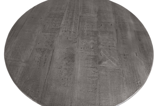 Sharzane - Grayish Brown - Round End Table Unique Piece Furniture