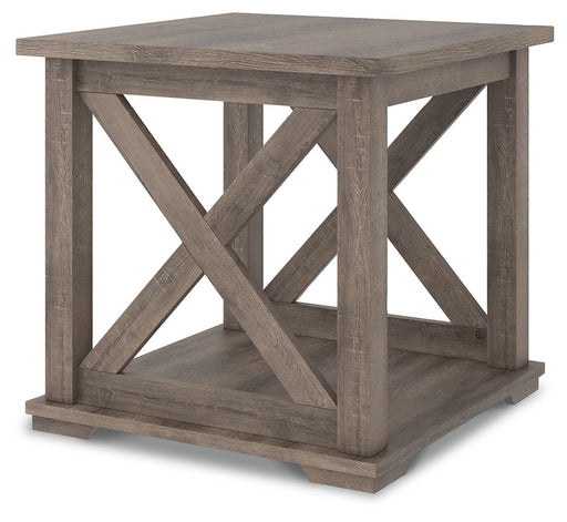 Arlenbry - Gray - Square End Table Unique Piece Furniture