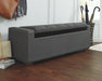 Cortwell - Gray - Storage Bench Unique Piece Furniture