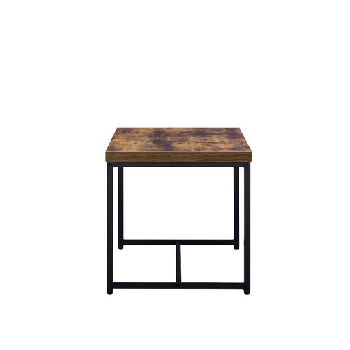 Bob - End Table - Weathered Oak & Black Unique Piece Furniture