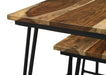Nayeli - 3 Piece Nesting Table With Hairpin Legs - Natural And Black Unique Piece Furniture