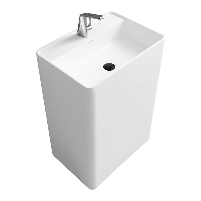 Solid Surface Basin White