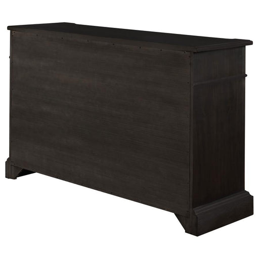 Phelps - 2-Door Rectangular Server - Antique Noir Unique Piece Furniture