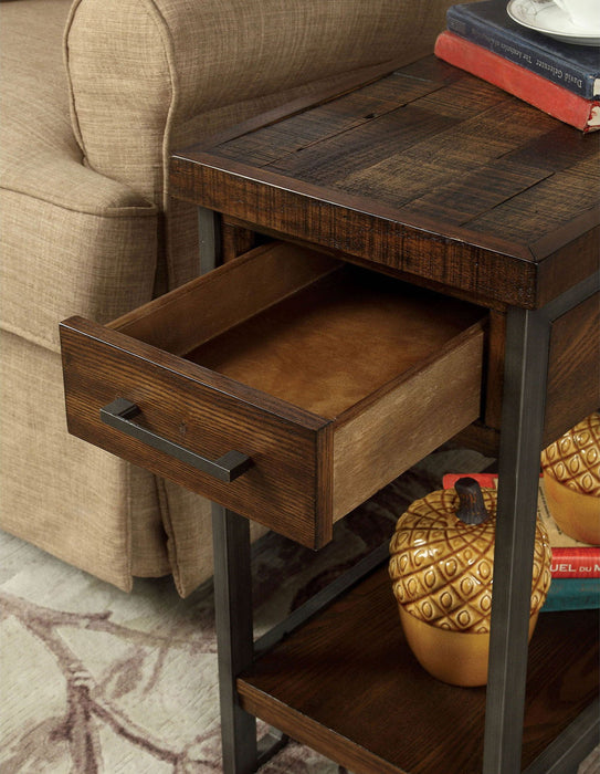 Brick Attic - Side Table - Oak / Multi Unique Piece Furniture