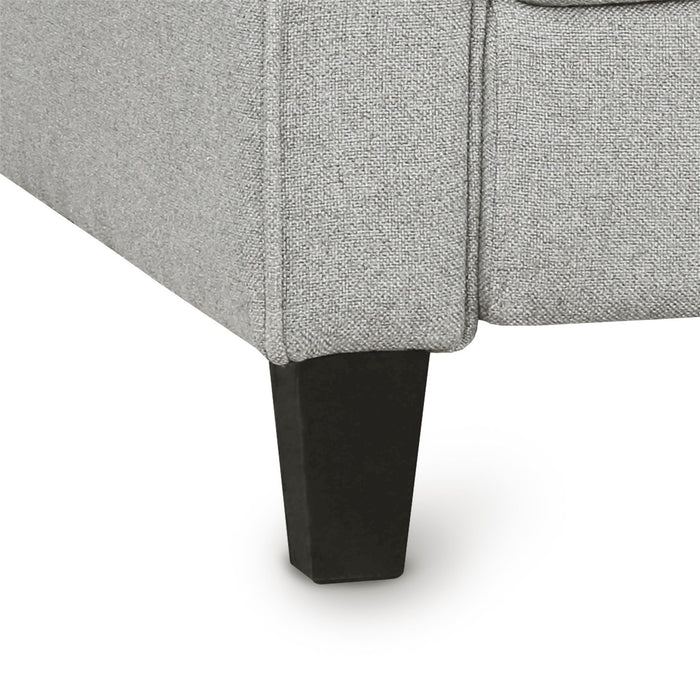 Living Room Furniture Armrest Single Sofa (Light Gray)