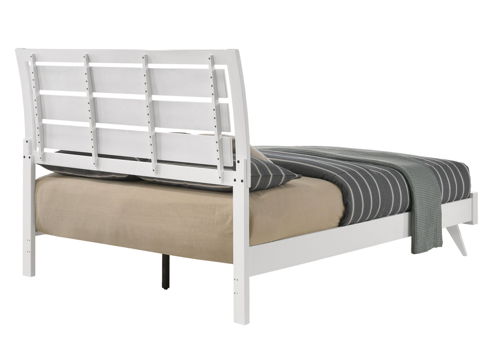 Acme Cerys Eastern King Bed, White Finish