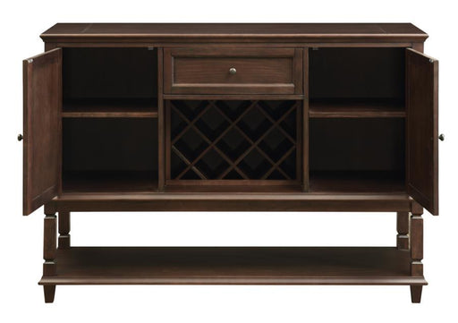 Parkins - Server With Lower Shelf - Rustic Espresso Unique Piece Furniture