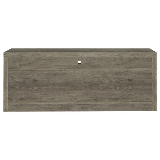 Burke - 2-Drawer TV Console - Gray Driftwood Unique Piece Furniture