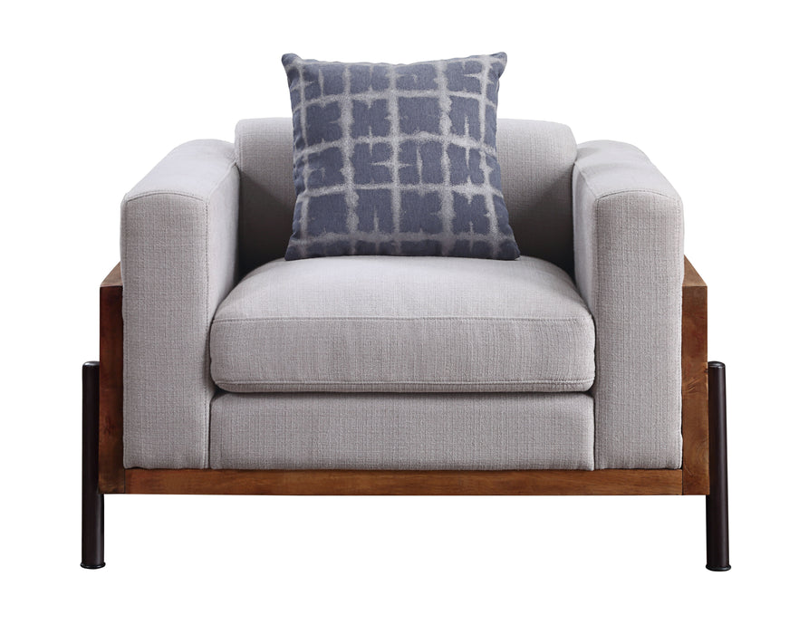 Pelton - Chair - Fabric & Walnut Unique Piece Furniture