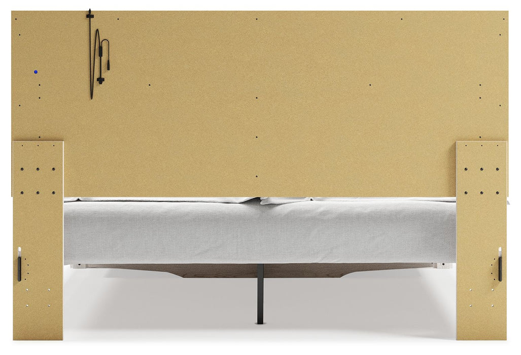 Altyra - King Upholstered Storage Bed - White