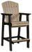 Fairen Trail - Black / Driftwood - Tall Barstool (Set of 2) Unique Piece Furniture